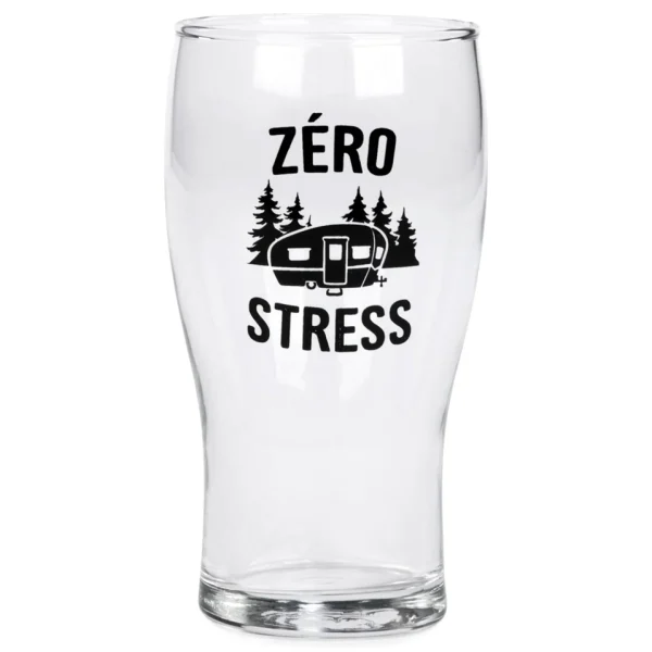 Attitudes Import 2 Beer Glass - Zero Stress* Products With Text