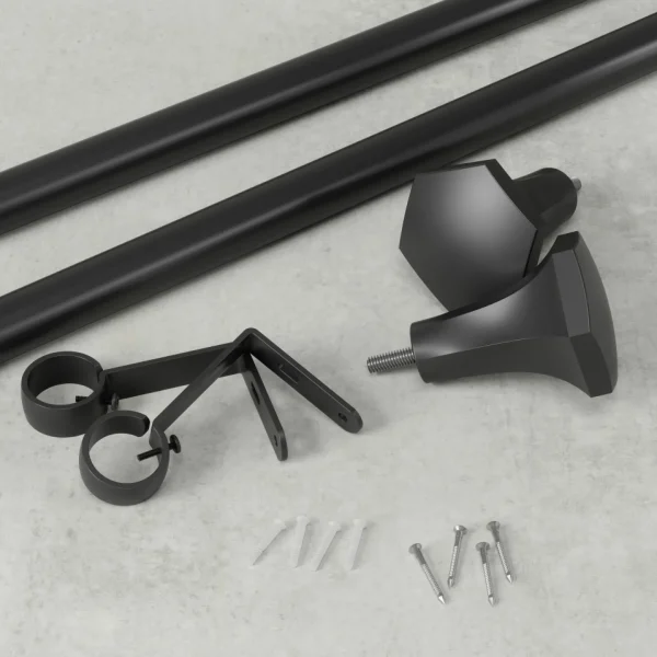 Umbra Black Curtain Rod - Sita* Poles & Curtains
