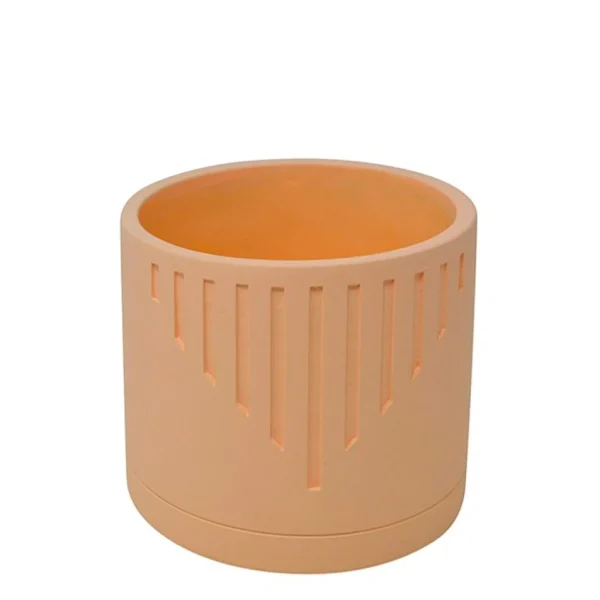 Nostalgia Import Cement Planter - Peach* Vases & Pots
