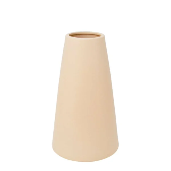 Nostalgia Import Cone-Shaped Vase - Cream* Vases & Pots