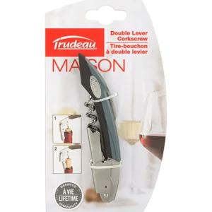 Trudeau Double Lever Corkscrew* All For Wine