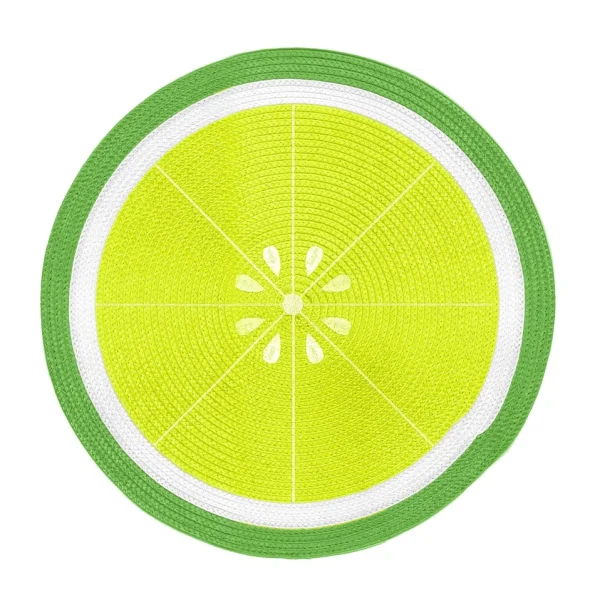 Safdie & Co Embroidered Placemat - Lime* Tablecloths, Placemats & Napkins