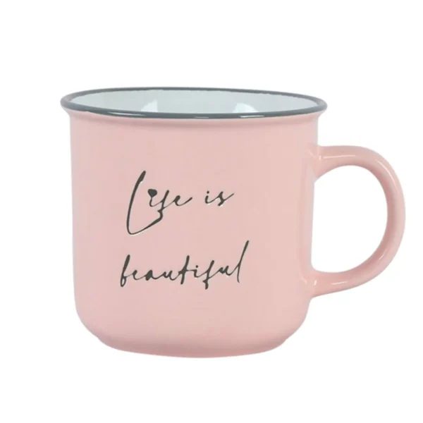 Nostalgia Import Mug - La Vie Est Belle* Mugs With Text