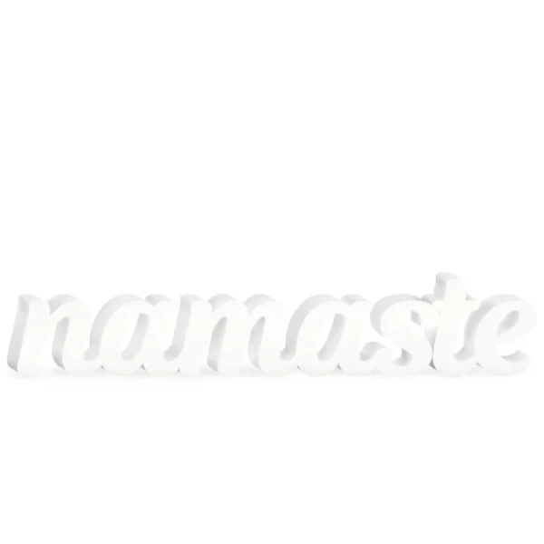 Attitudes Import Namaste Made Of Decorative Wood* Decorative Objects