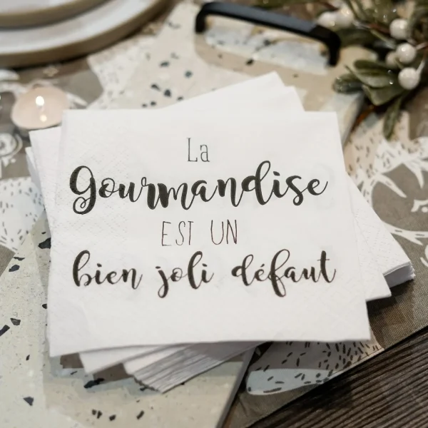 Attitudes Import 2 Napkins - La Gourmandise* Tablecloths, Placemats & Napkins