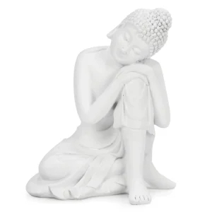 Attitudes Import Resting Buddha - White* Decorative Objects
