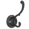 Attitudes Import Round Base Hook - Black* Handles & Hooks