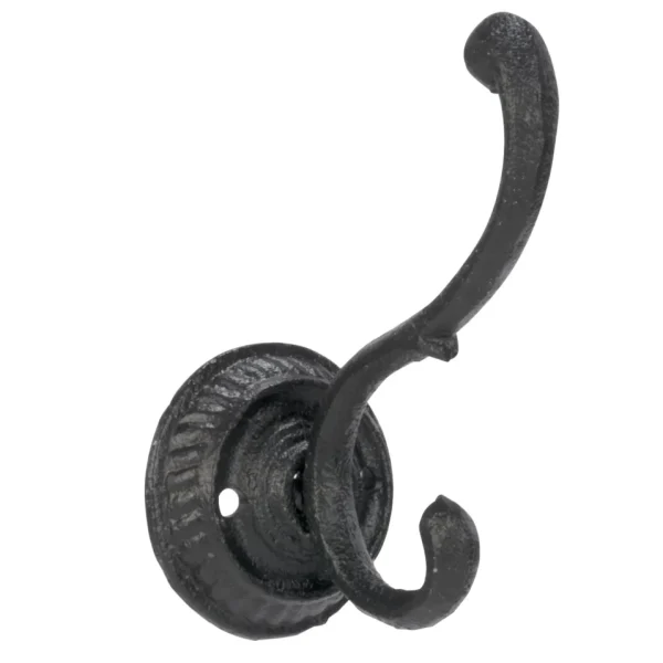 Attitudes Import Round Base Hook - Black* Handles & Hooks
