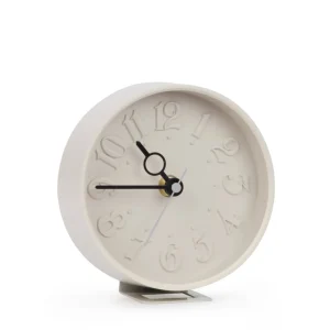 Attitudes Import Table Clock - Beige* Decorative Objects