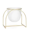 Attitudes Import Vase On Golden Stand* Vases & Pots