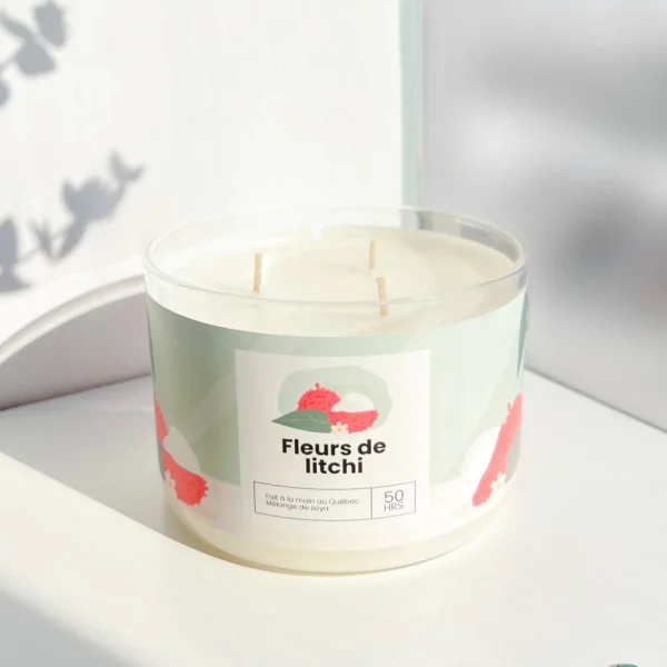 Kozy x Three Wix & CO 3-Wick Candle - Litchi Flowers* Scented Candles